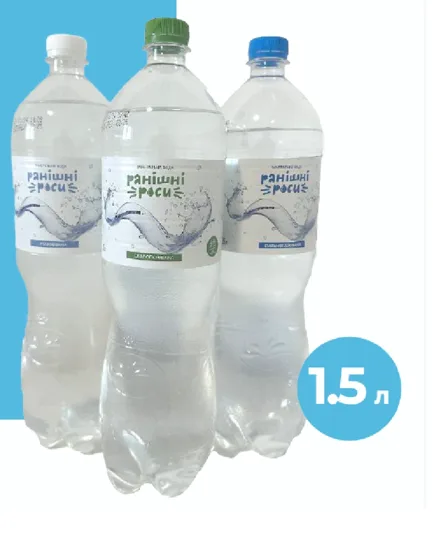 Вода мінеральна «Ранішні роси», 1,5 л